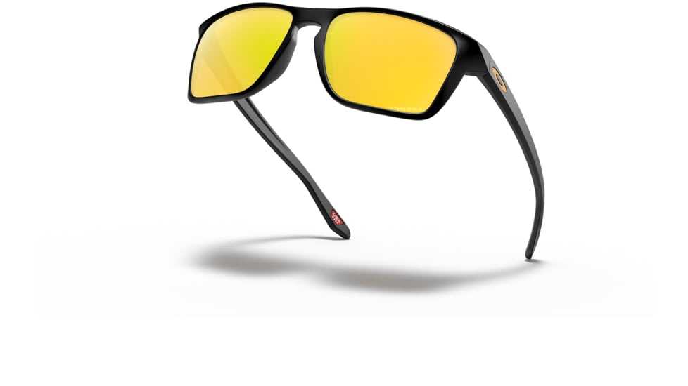 Oakley OO9448 Sylas Sunglasses - Mens, Matte Black Frame, Prizm 24K Polarized Lens, 57, OO9448-944815-57