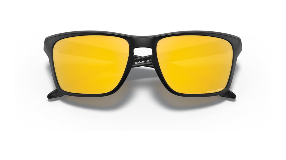 Oakley OO9448 Sylas Sunglasses - Mens, Matte Black Frame, Prizm 24K Polarized Lens, 57, OO9448-944815-57