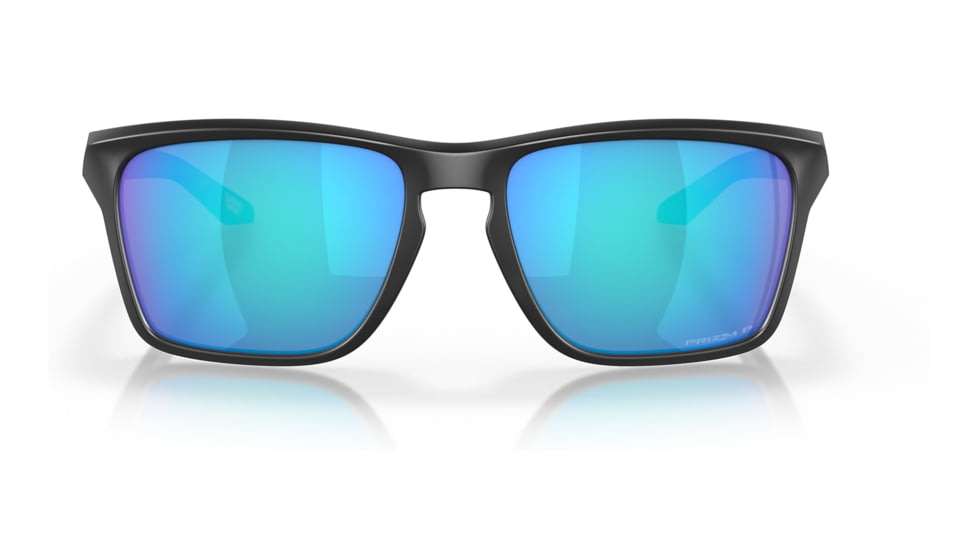 Oakley OO9448 Sylas Sunglasses - Mens, Matte Black Frame, Prizm Sapphire Irid Polarized Lens, 57, OO9448-944812-57