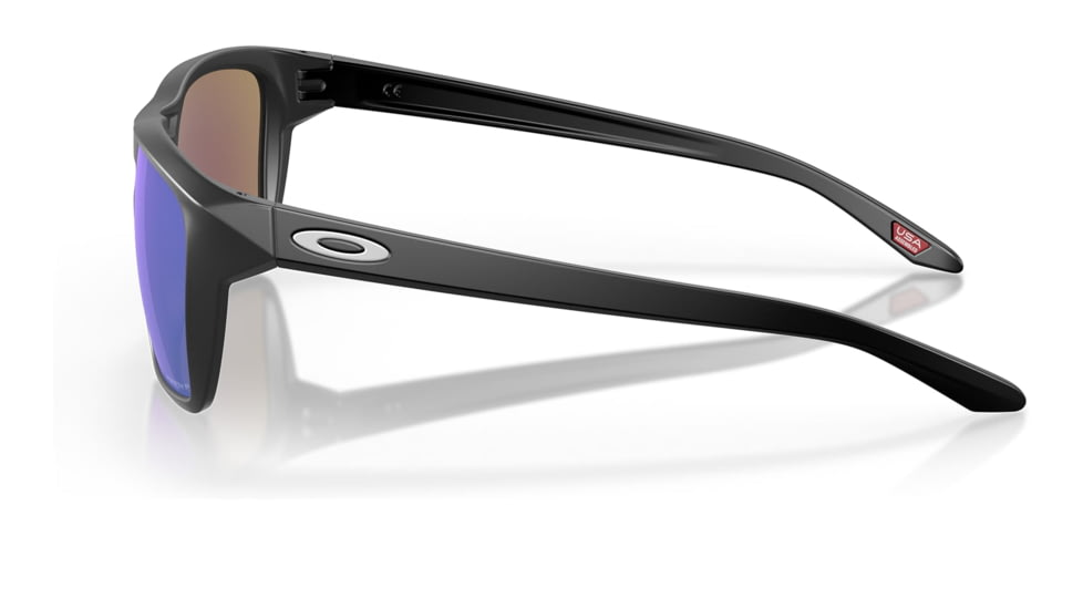 Oakley OO9448 Sylas Sunglasses - Mens, Matte Black Frame, Prizm Sapphire Irid Polarized Lens, 57, OO9448-944812-57