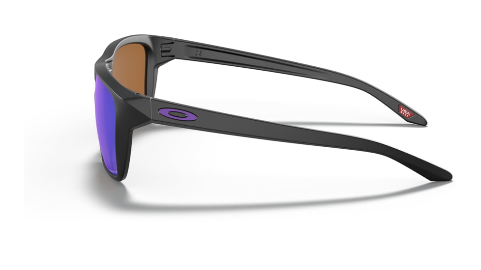 Oakley OO9448 Sylas Sunglasses - Mens, Matte Black Frame, Prizm Violet Lens, 57, OO9448-944810-57