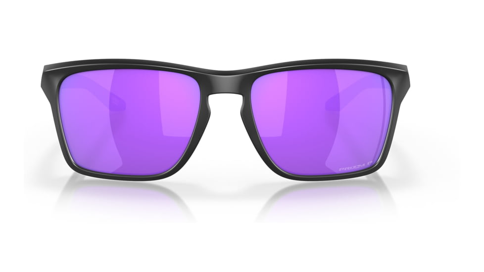 Oakley OO9448 Sylas Sunglasses - Mens, Matte Black Frame, Prizm Violet Polarized Lens, 57, OO9448-944813-57
