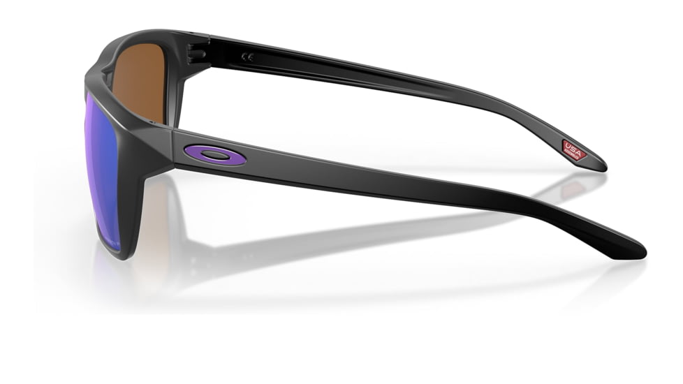 Oakley OO9448 Sylas Sunglasses - Men's, Matte Black Frame, Prizm Violet Polarized Lens, 57, OO9448-944813-57