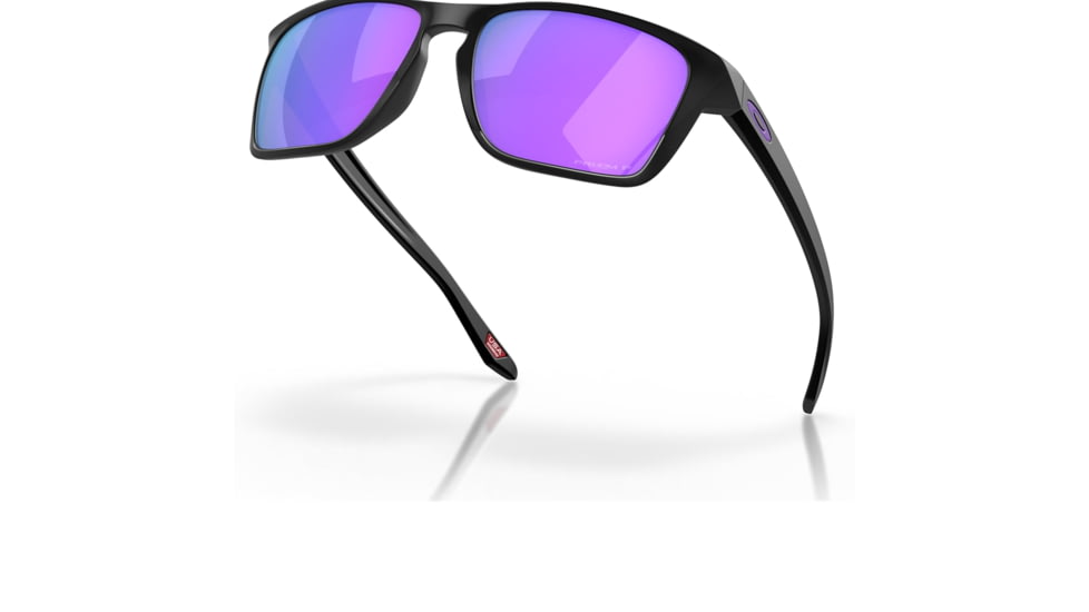Oakley OO9448 Sylas Sunglasses - Mens, Matte Black Frame, Prizm Violet Polarized Lens, 57, OO9448-944813-57