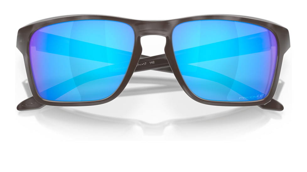 Oakley OO9448 Sylas Sunglasses - Mens, Matte Black Tortoise Frame, Prizm Sapphire Polarized Lens, 57, OO9448-944828-57