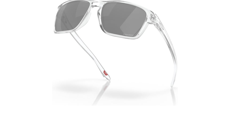 Oakley OO9448 Sylas Sunglasses - Mens, Polished Clear Frame, Prizm Black Lens, 57, OO9448-944829-57