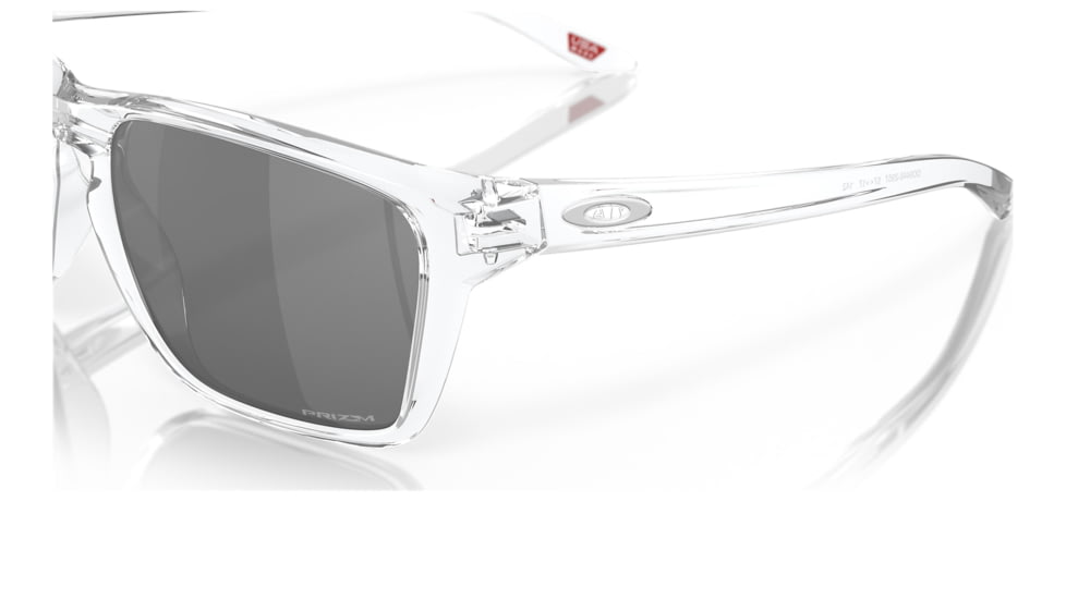 Oakley OO9448 Sylas Sunglasses - Mens, Polished Clear Frame, Prizm Black Lens, 57, OO9448-944829-57