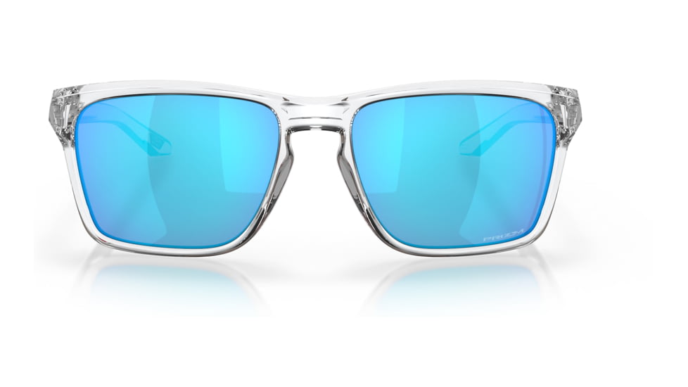 Oakley OO9448 Sylas Sunglasses - Mens, Polished Clear Frame, Prizm Sapphire Lens, 60, OO9448-944804-60