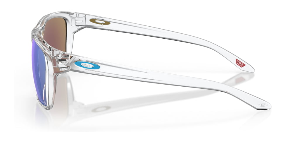 Oakley OO9448 Sylas Sunglasses - Mens, Polished Clear Frame, Prizm Sapphire Lens, 60, OO9448-944804-60