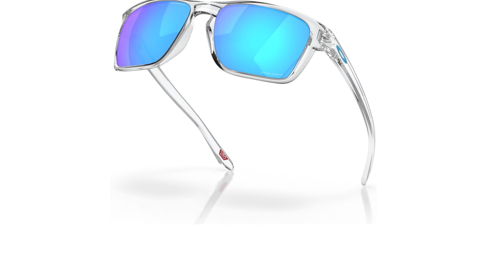 Oakley OO9448 Sylas Sunglasses - Mens, Polished Clear Frame, Prizm Sapphire Lens, 60, OO9448-944804-60