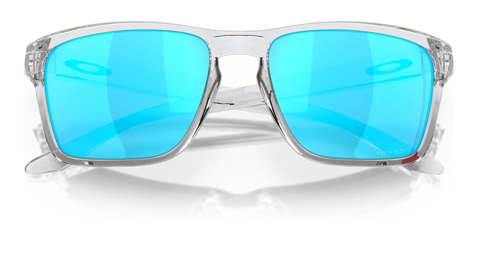 Oakley OO9448 Sylas Sunglasses - Mens, Polished Clear Frame, Prizm Sapphire Lens, 60, OO9448-944804-60