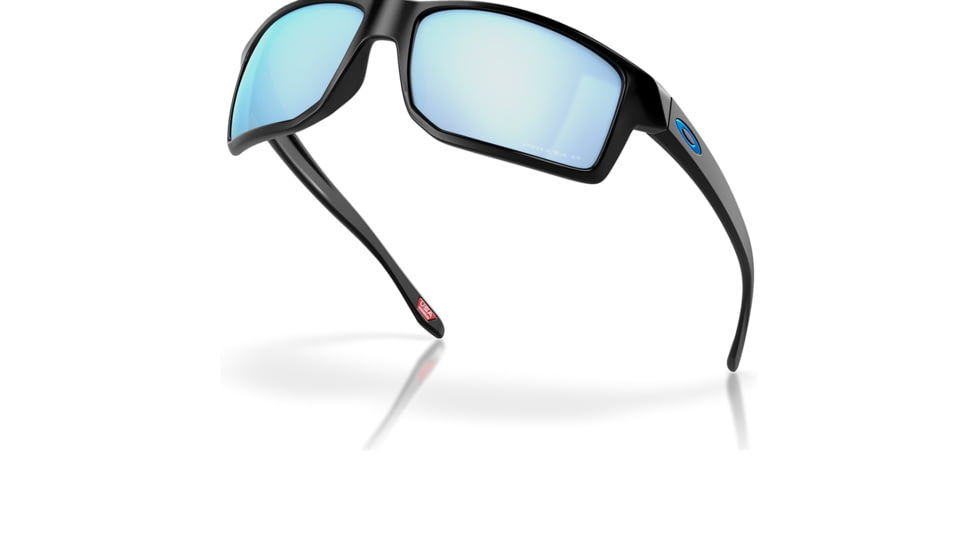 Oakley OO9449 Gibston Sunglasses - Mens, Matte Black Frame, Prizm Deep Water Polarized Lens, 60, OO9449-944916-60