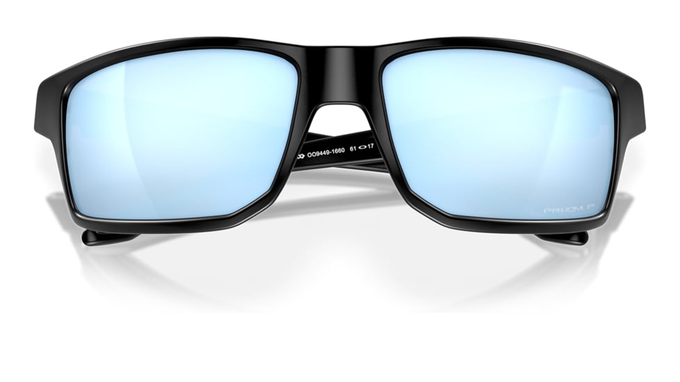 Oakley OO9449 Gibston Sunglasses - Mens, Matte Black Frame, Prizm Deep Water Polarized Lens, 60, OO9449-944916-60