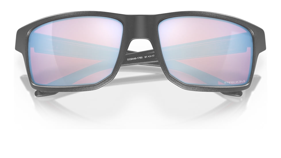 Oakley OO9449 Gibston Sunglasses - Mens, Steel Frame, Prizm Snow Sapphire Lens, 60, OO9449-944917-60