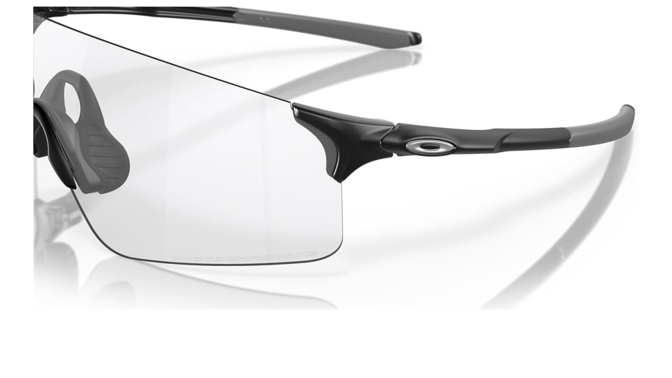 Oakley OO9454 EVZero Blades Sunglasses, Matte Black Frame, Clear 50% Black Irid Photo Lens, 38, OO9454-945409-38