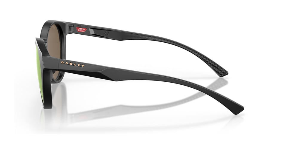 Oakley OO9474 Spindrift Sunglasses - Womens, Matte Black Frame, Prizm Rose Gold Lens, Polarized, 52, OO9474-947408-52