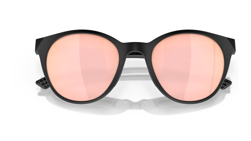 Oakley OO9474 Spindrift Sunglasses - Womens, Matte Black Frame, Prizm Rose Gold Lens, Polarized, 52, OO9474-947408-52