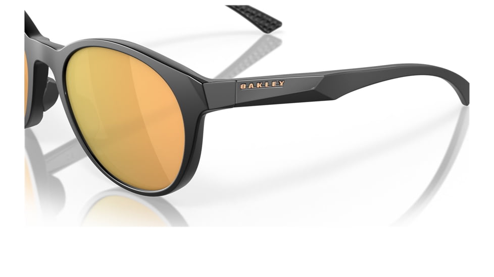 Oakley OO9474 Spindrift Sunglasses - Womens, Matte Black Frame, Prizm Rose Gold Lens, Polarized, 52, OO9474-947408-52