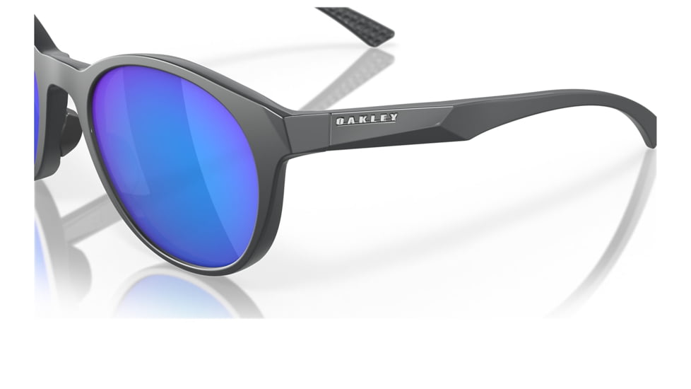 Oakley OO9474 Spindrift Sunglasses - Womens, Matte Carbon Frame, Prizm Sapphire Lens, Polarized, 52, OO9474-947409-52
