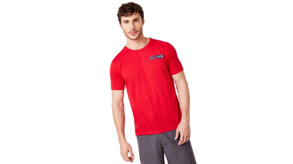 Oakley Orlando Skyline Back Tee - Mens, Chili Red, Large, 457800-4CR-L