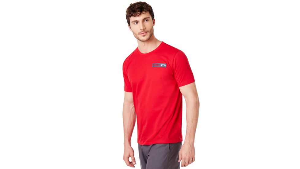 Oakley Orlando Skyline Back Tee - Mens, Chili Red, Large, 457800-4CR-L