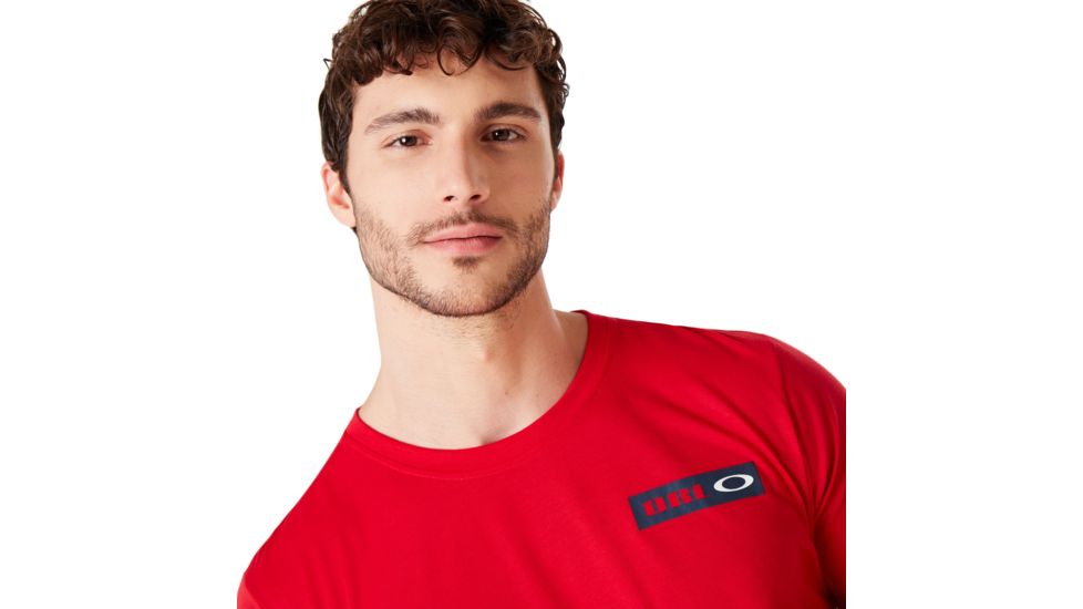 Oakley Orlando Skyline Back Tee - Mens, Chili Red, Large, 457800-4CR-L