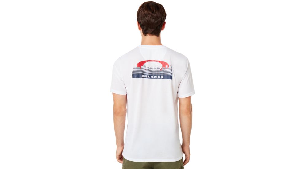 Oakley Orlando Skyline Back Tee - Mens, White, Extra Large, 457800-100-XL