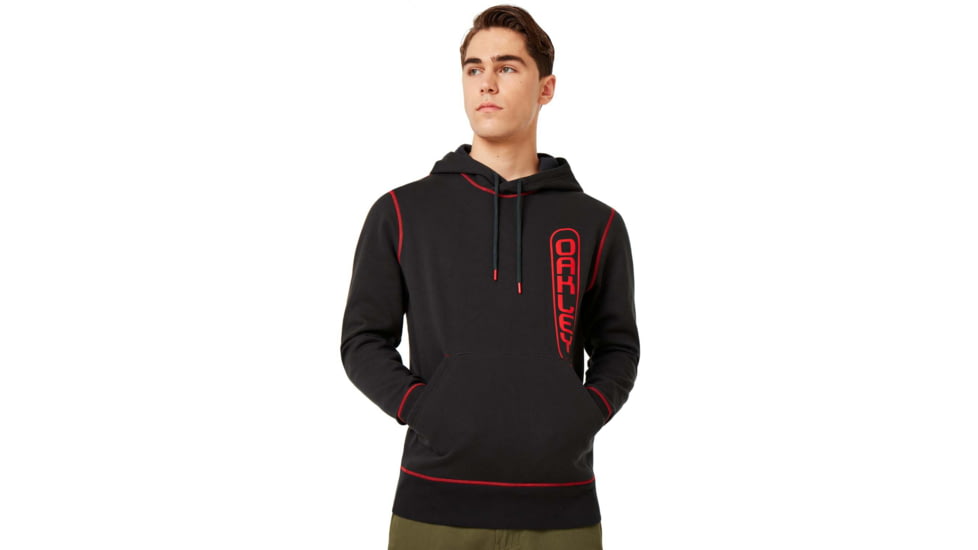 Oakley Overlock Pullover Hoodie - Mens, Dull Onyx, Extra Large, 472545-27C-XL