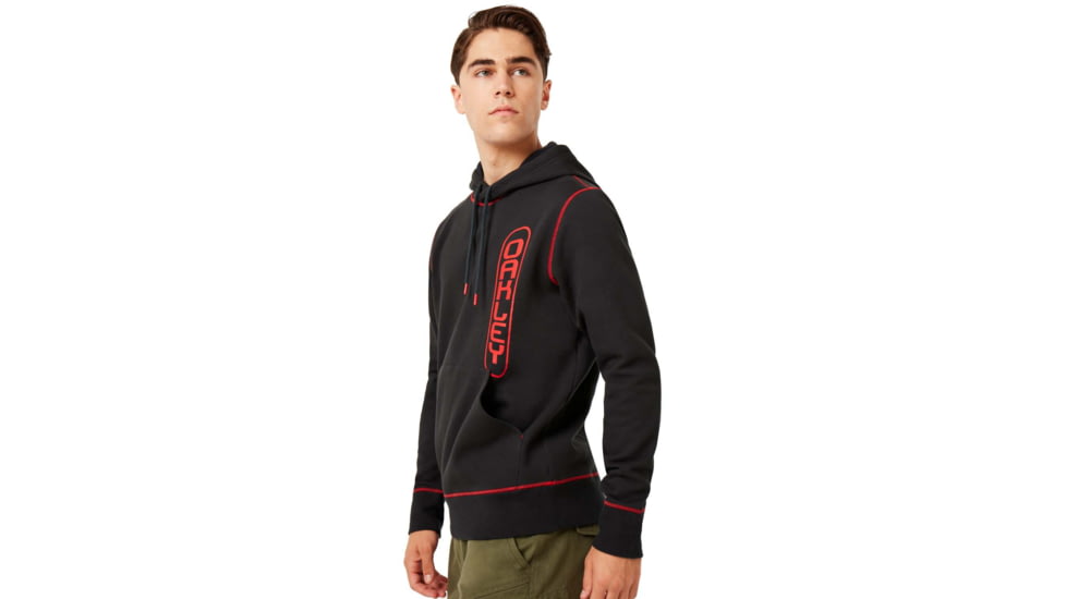 Oakley Overlock Pullover Hoodie - Mens, Dull Onyx, Extra Large, 472545-27C-XL