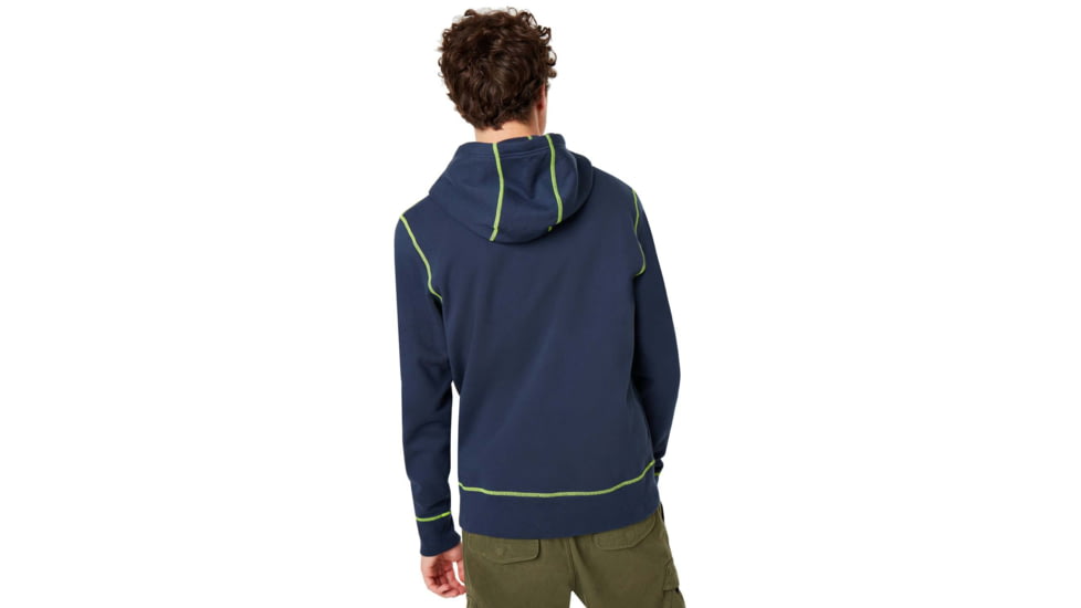Oakley Overlock Pullover Hoodie - Mens, Foggy Blue, 2XL, 472545-6FB-XXL