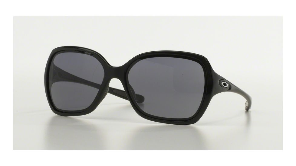 Oakley OVERTIME OO9167 Single Vision Prescription Sunglasses OO9167-916701-68 - Frame Color Polished Black, Lens Diameter 68 mm