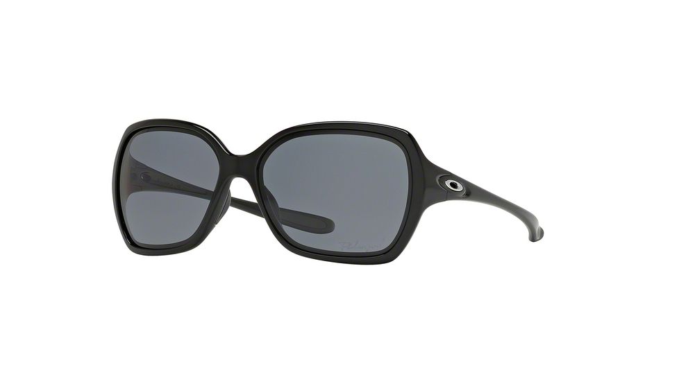 Oakley OVERTIME OO9167 Single Vision Prescription Sunglasses OO9167-916707-68 - Frame Color Polished Black, Lens Diameter 68 mm