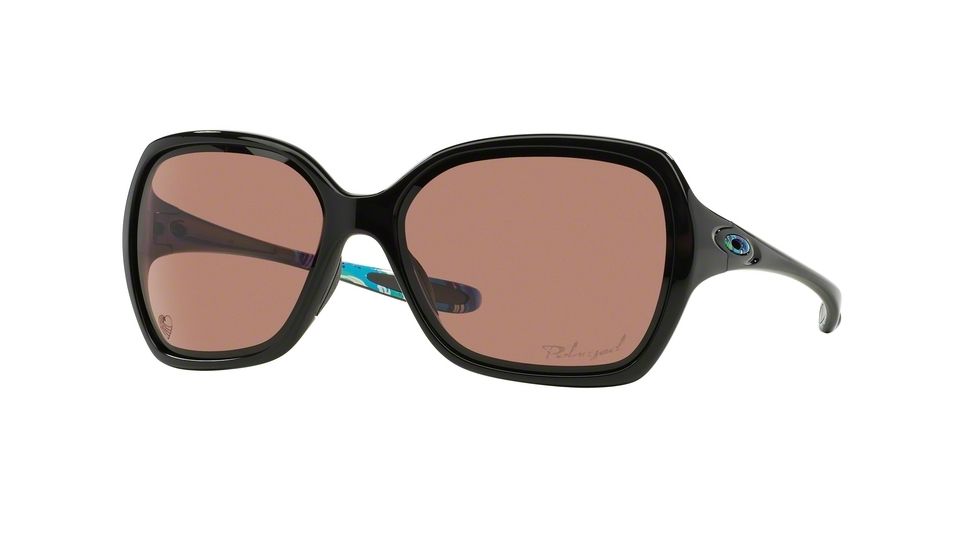 Oakley OVERTIME OO9167 Single Vision Prescription Sunglasses OO9167-916717-68 - Lens Diameter 68 mm, Frame Color Polished Blak-Karena