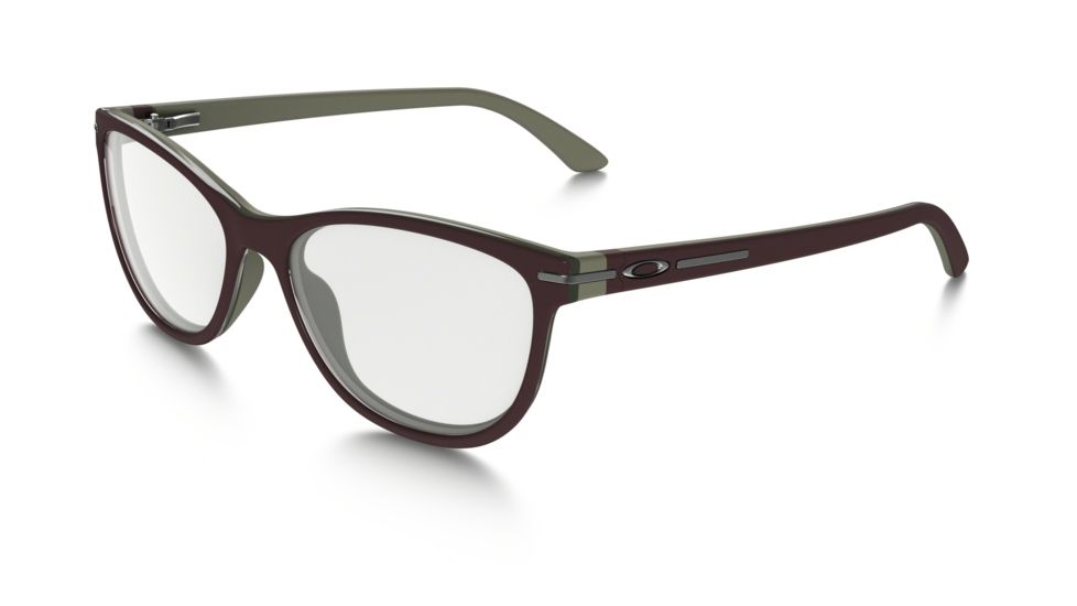 Oakley OX1112-0253 Stand Out Eyeglass Frames, Mahogany Frame