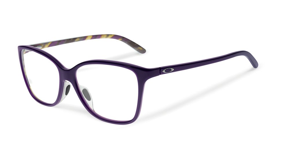 Oakley OX1126-0454 Finesse Eyeglass Frames, Black Berry/Radiant Orchid Frame
