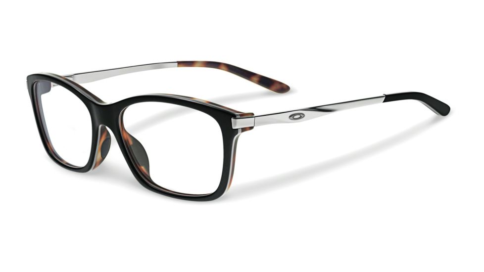 Oakley NINE-TO-FIVE Single Vision Prescription Eyeglasses, Black Tortoise Frame, OX1127-0152SV