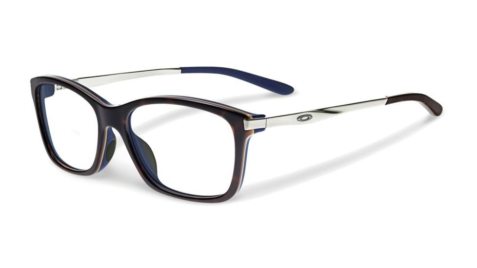 Oakley NINE-TO-FIVE Single Vision Prescription Eyeglasses, Tortoise Night Frame, OX1127-0652SV