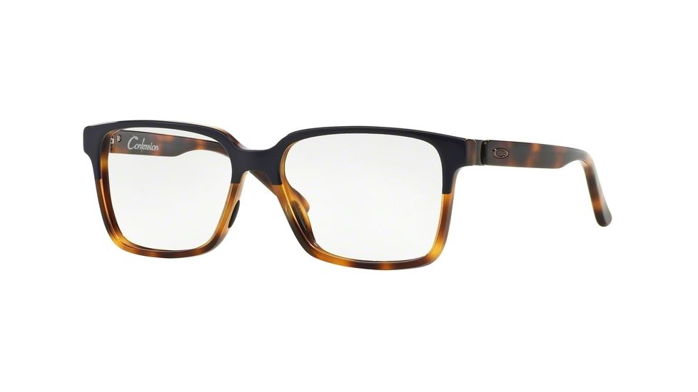 Oakley Confession Progressive Prescription Eyeglasses 112802-52 - Purple Tortoise Frame