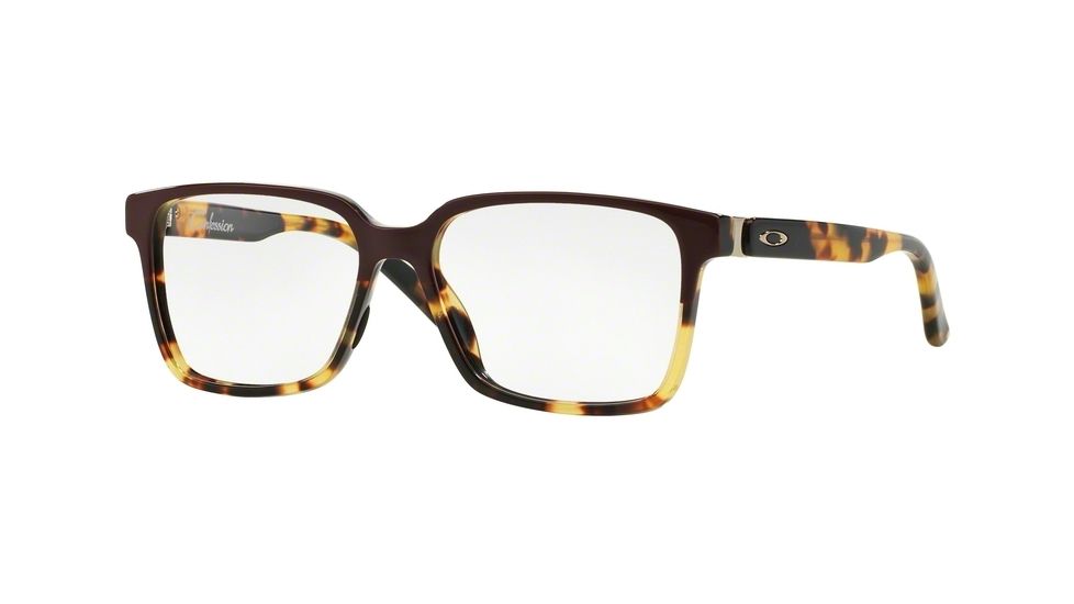 Oakley Confession Progressive Prescription Eyeglasses 112803-52 - Magenta / Tortoise Frame