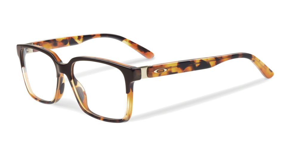 Oakley Confession Progressive Prescription Eyeglasses, Dark Brown / Tortoise Frame, OX1128-0552PR