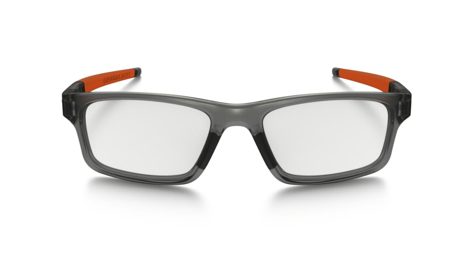 Oakley Crosslink Pitch Bifocal Prescription Eyeglasses, Satin Grey Smoke Frame, OX8037-0652BI