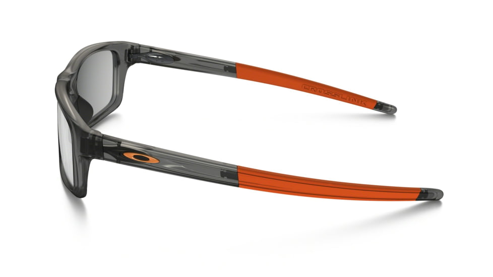 Oakley Crosslink Pitch Bifocal Prescription Eyeglasses, Satin Grey Smoke Frame, OX8037-0654BI