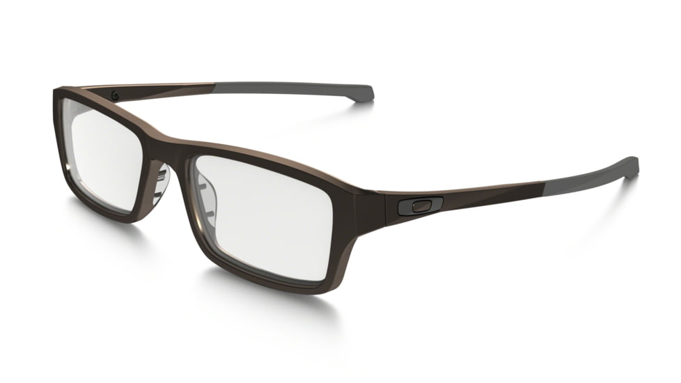 Oakley OX8039-0455 Chamfer Eyeglass Frames, Satin Brownstone Frame