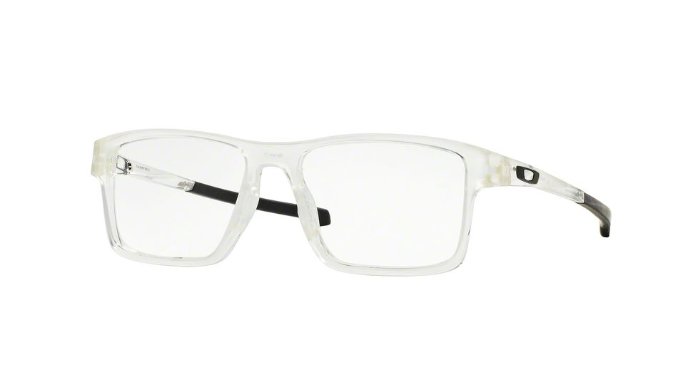 Oakley Chamfer 2 Single Vision Prescription Eyeglasses 804002-52 - Frost Frame