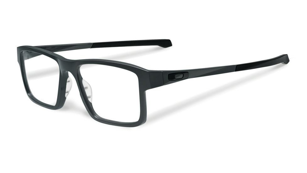 Oakley Chamfer 2 Single Vision Prescription Eyeglasses, Satin Pavement Frame, OX8040-0354SV