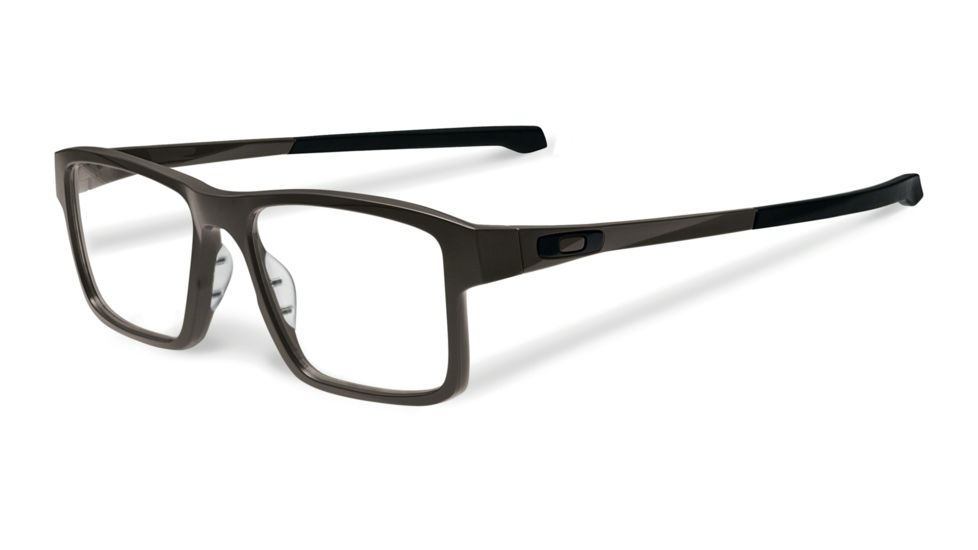 Oakley Chamfer 2 Single Vision Prescription Eyeglasses, Satin Brownstone Frame, OX8040-0452SV