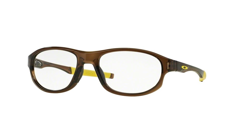 Oakley Crosslink Strike Bifocal Prescription Eyeglasses 804803-54 - Bark Frame