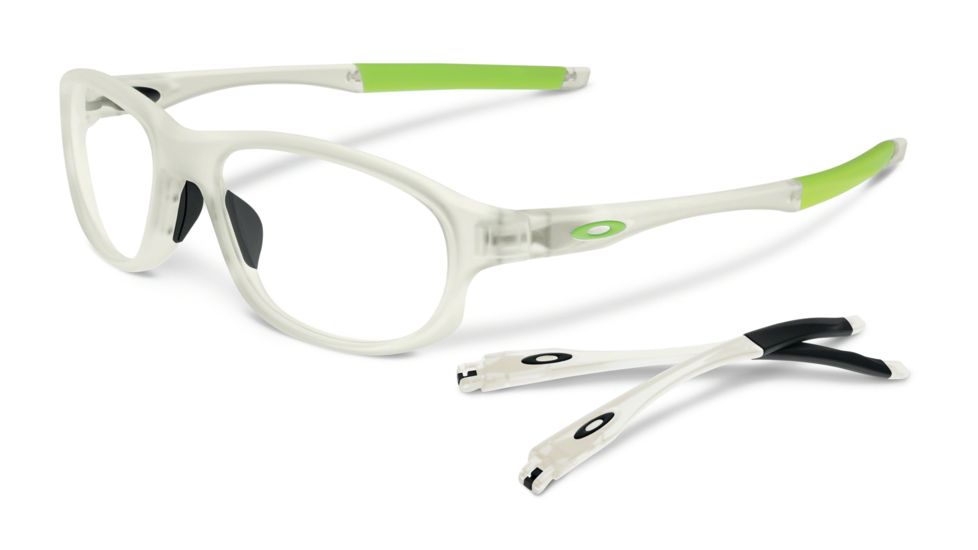 Oakley Crosslink Strike Bifocal Prescription Eyeglasses, Frost Frame, OX8048-0556BI