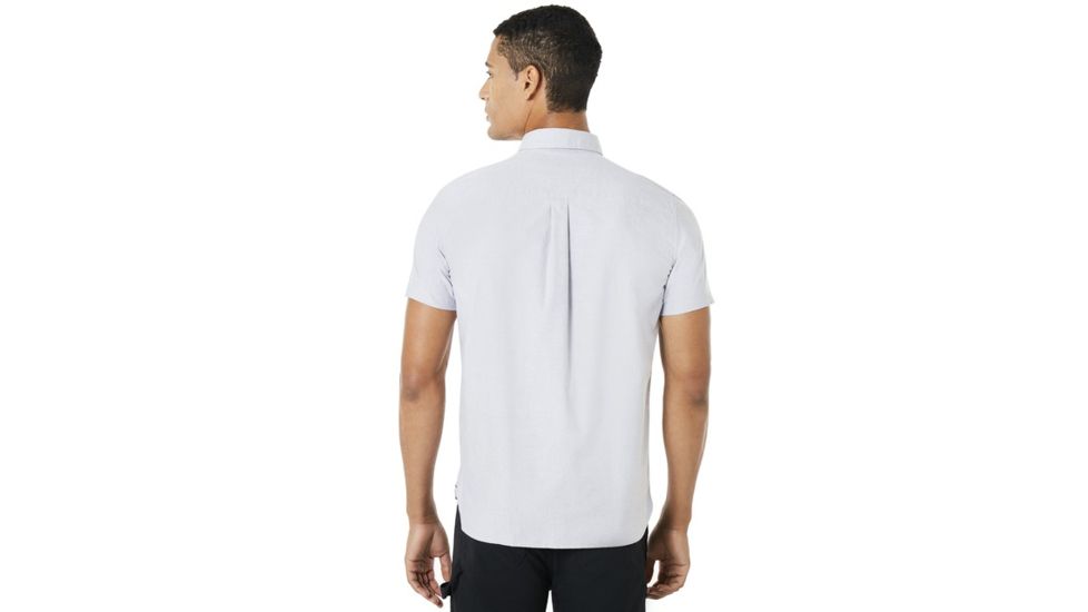 Oakley Oxford Short Sleeve - Mens, Stone Gray, Large 401886-22Y-L