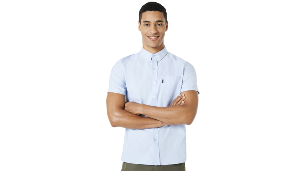 Oakley Oxford Short Sleeve - Mens, Marvel Blue, XXL, 401886-6E1-XXL